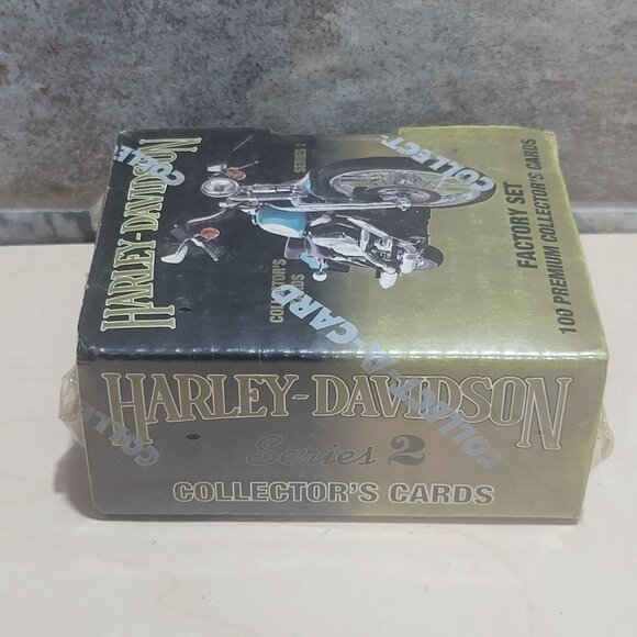 1992 Harley Davidson Factory Set 100 Premium Collectors Cards Series 2 Sealed - Picture 5 of 8